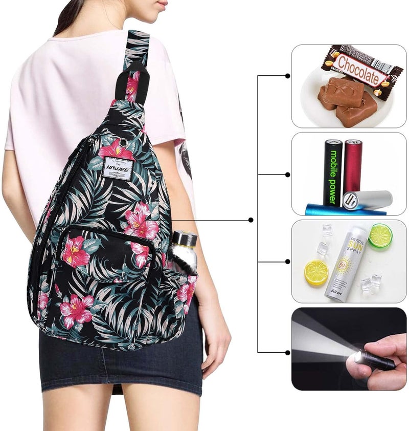 HAWEE Backpack Sling for Women Anti-Water Crossbody Bag Inclined Adjustable Pack | Casual, Adjustable Strap, Water Repellent, for Travel/Sport - Image 5